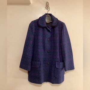 Welsh Woolens Vintage "Eclipse" Tailored Wool Coat